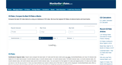 Desktop Screenshot of cdrates.monitorbankrates.com